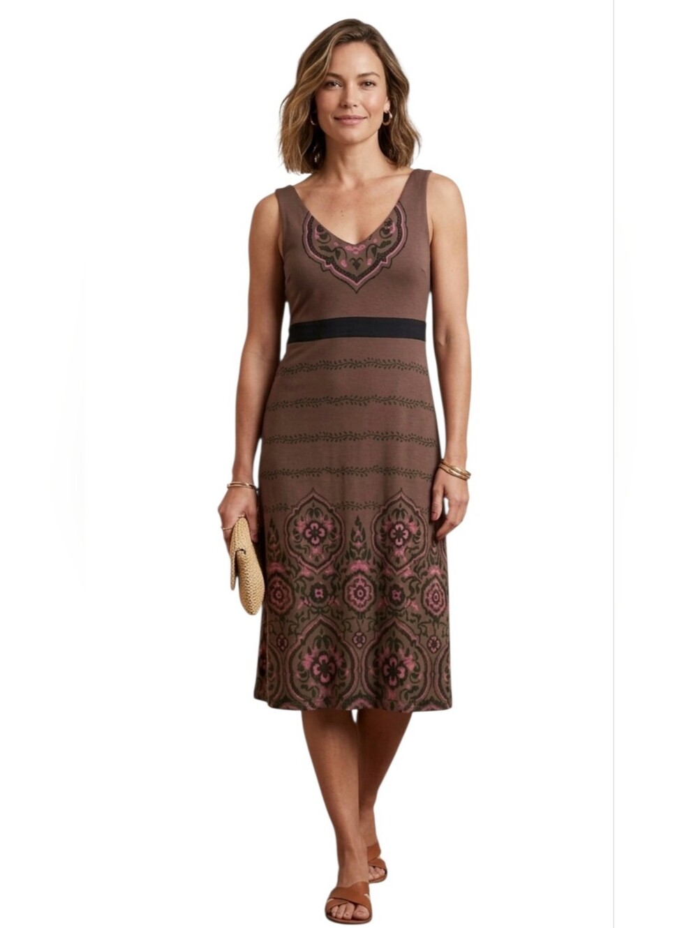 Athleta Santorini Gray Green Paisley Maxi Dress  Women's, Viscose Spandex Women